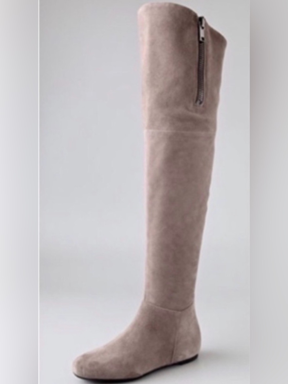 Sam Edelman Over-the-Knee Suede Boots in Taupe